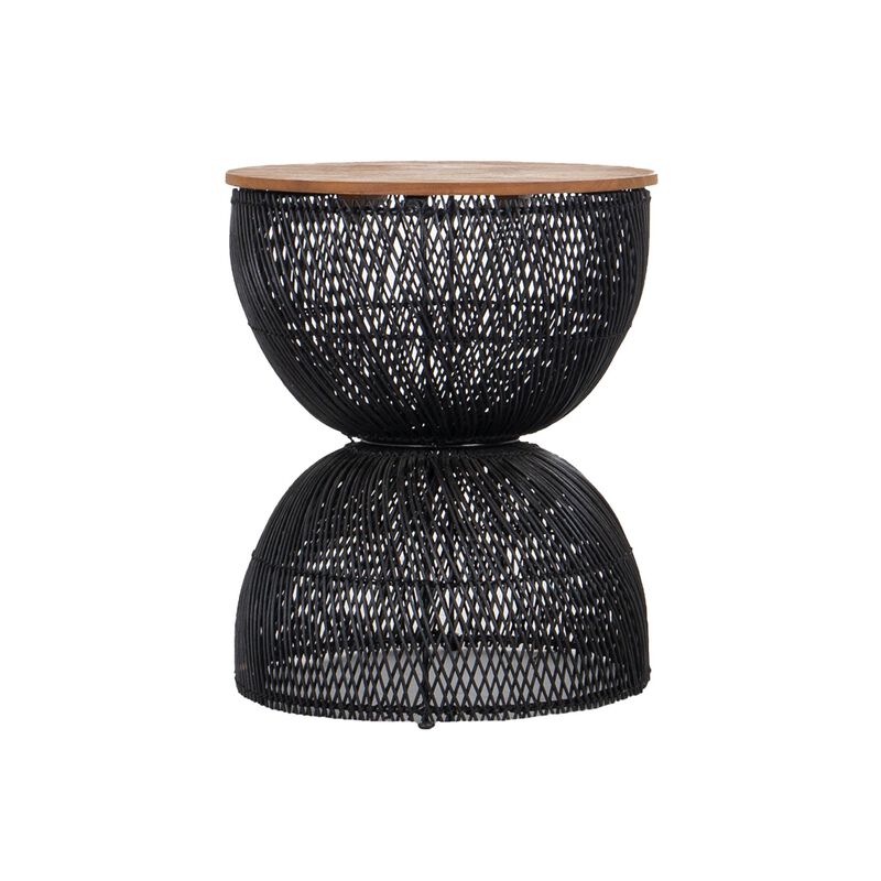 D-Bodhi Wave Side Table in Black