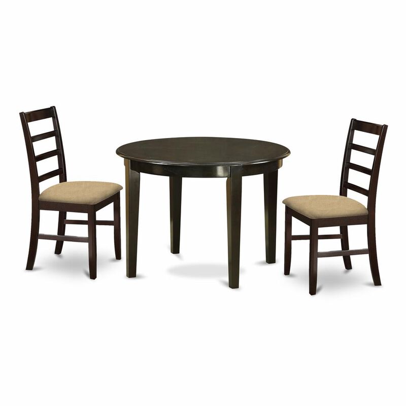 3 Pc small Kitchen Table set-small Kitchen Table and 2 Dinette Chairs