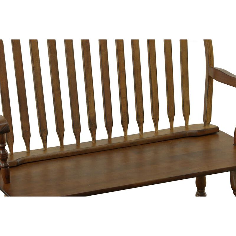 Carolina Living Windsor Bench - Elm