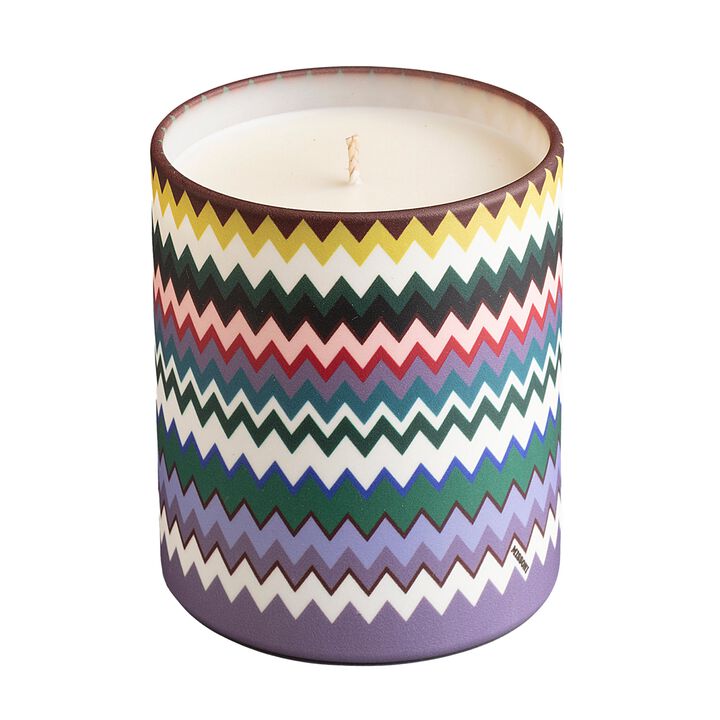 Scented Candle MICRO ZIG ZAG, diam. 3.3", H 3.5"