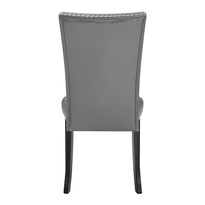 New Classic Furniture Lyra Wood Dining Chair (Set of 2), Gray