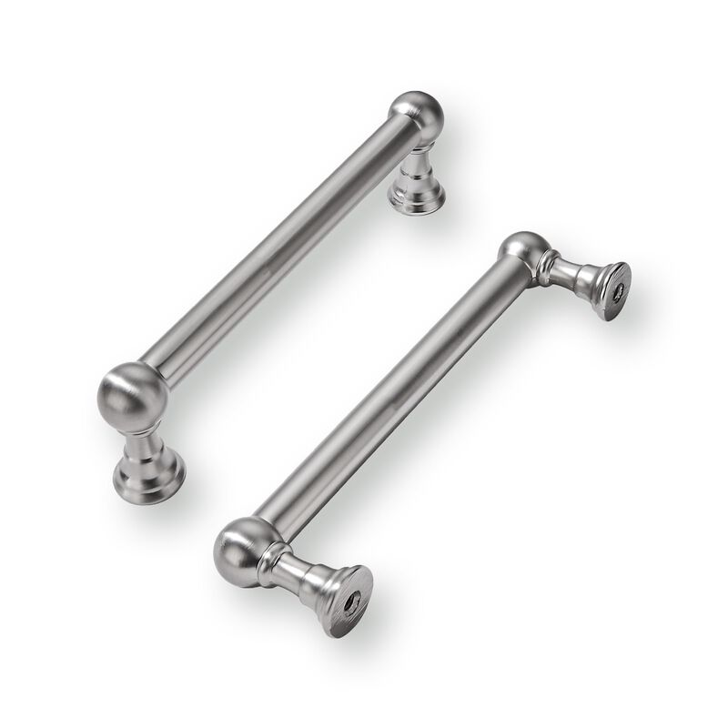 khtumeware 10 Pack 3-3/4 Inch Hole Center Brushed Satin Nickel Cabinet Pulls Heavy Duty Solid Cabinet Handles cabinets Dressers