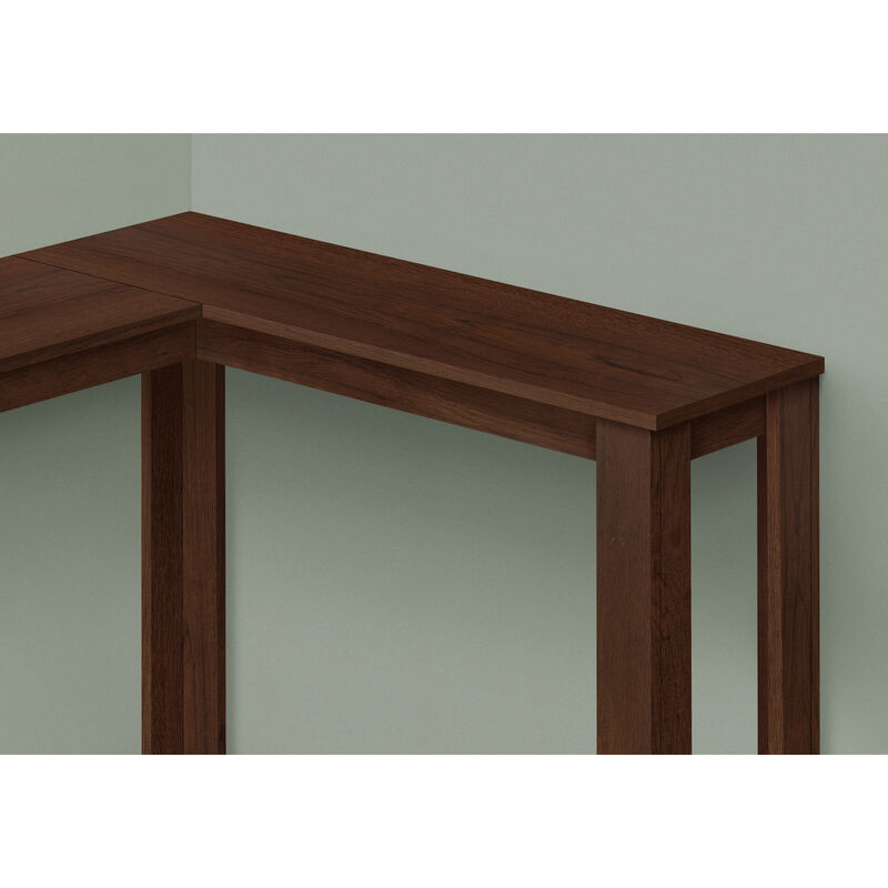 Monarch Specialties I 3661 Accent Table, Console, Entryway, Narrow, Corner, Living Room, Bedroom, Laminate, Brown, Contemporary, Modern