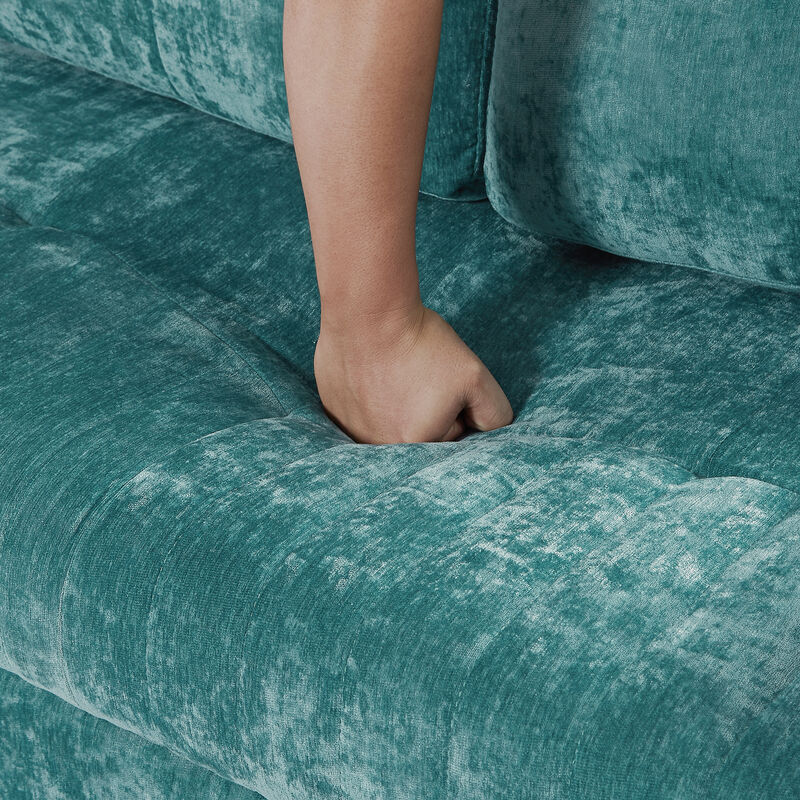 Merax Modern Loveseat Pull-out Sofa Bed with Cup Holders