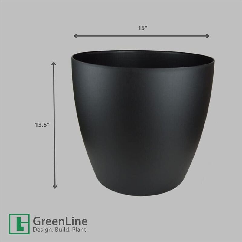 American Essence Memphis Small Round Plastic Planter.