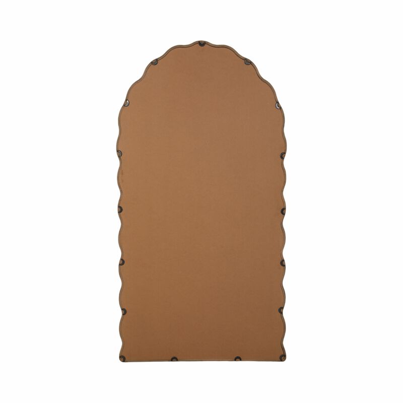31x59" Wavy Leaner Mirror, Black image number 5