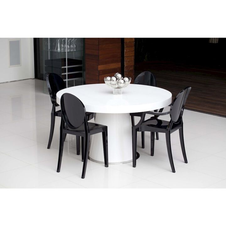 Pangea Home Bentley Arm Dining Chair Black - Set Of 4