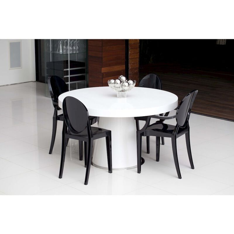 Pangea Home Bentley Arm Dining Chair Black - Set Of 4