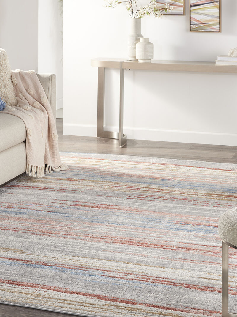 Elation ETN01 Ivory/Multicolor 9' x 12' Rug