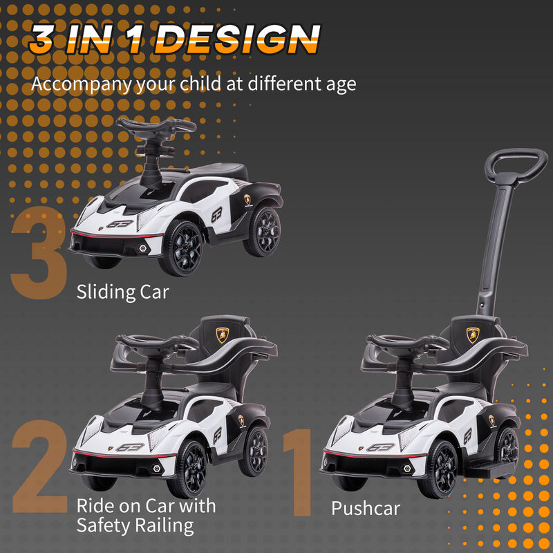 BreeBe Toddler Push Car, Lamborghini Stroller Walking Car image number 4