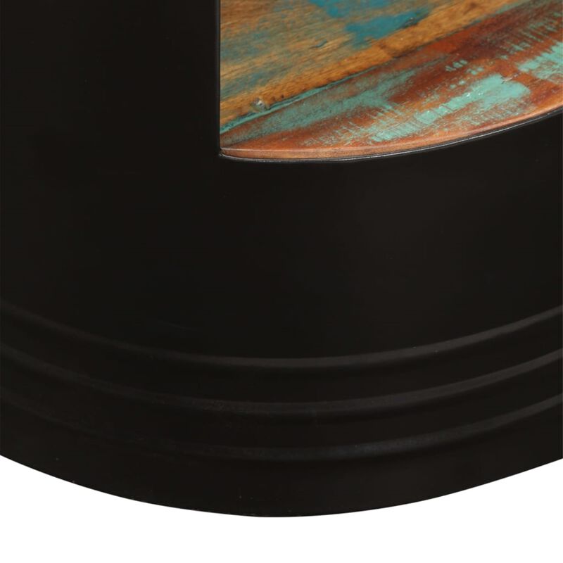 vidaXL Coffee Table 16.9"x21.7" Solid Reclaimed Wood