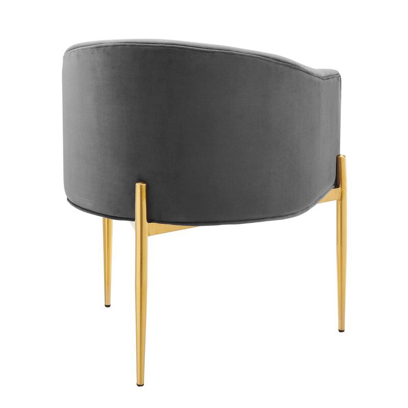 Savour Tufted Performance Velvet Accent Chairs Set of 2 image number 3