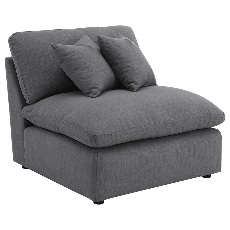 Coaster Co. of America Hobson 6-piece Upholstered Modular Sectional Sofa Charcoal image number 6