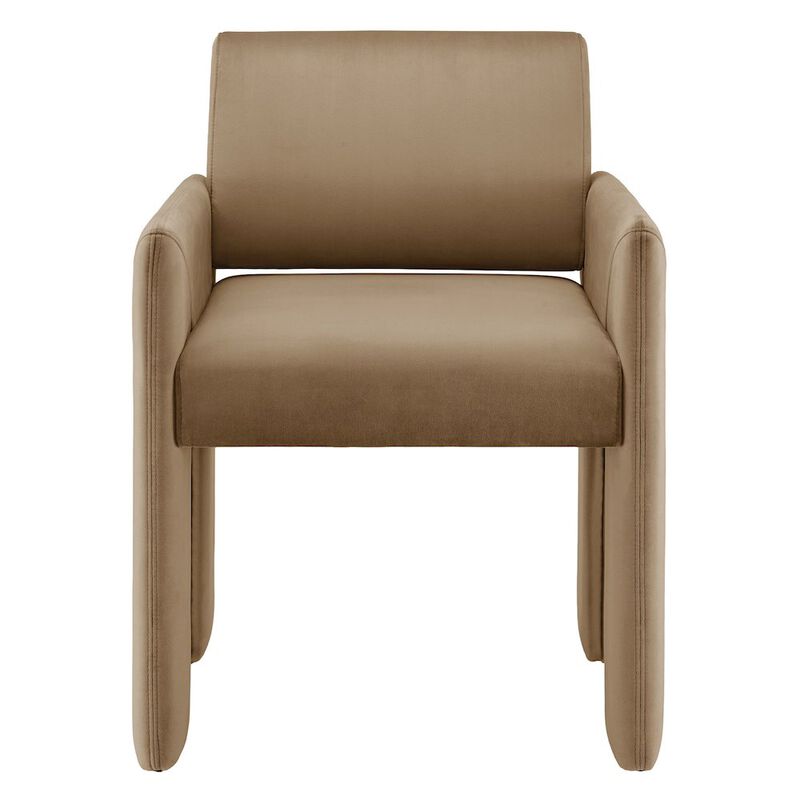 Daven Stain-Resistant Performance Velvet Dining Armchair image number 3