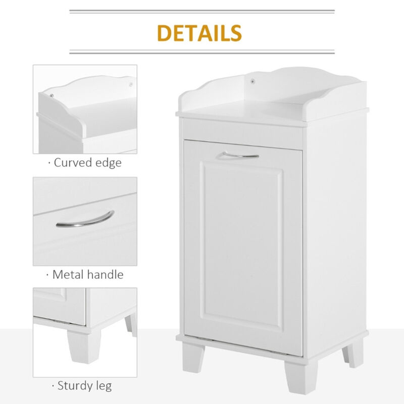 Free Standing Home Organizer Hamper, Bathroom Storage Cabinet