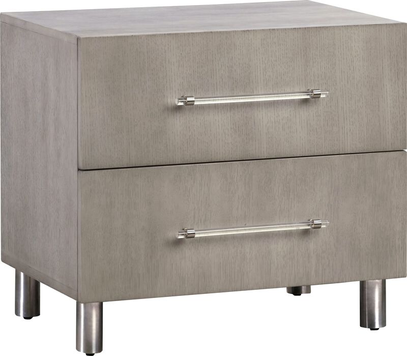 Argento Nightstand in Misty Grey