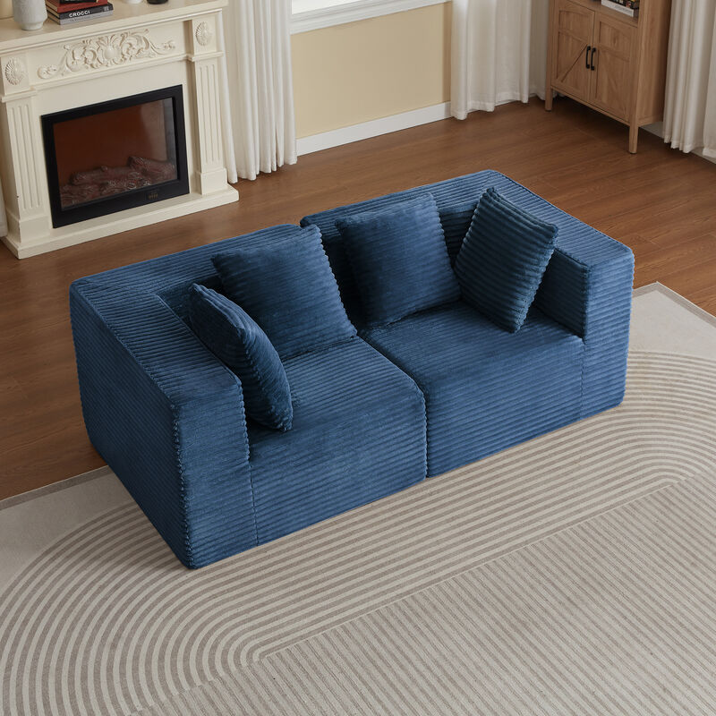 Bacras Boneless loveseat image number 3