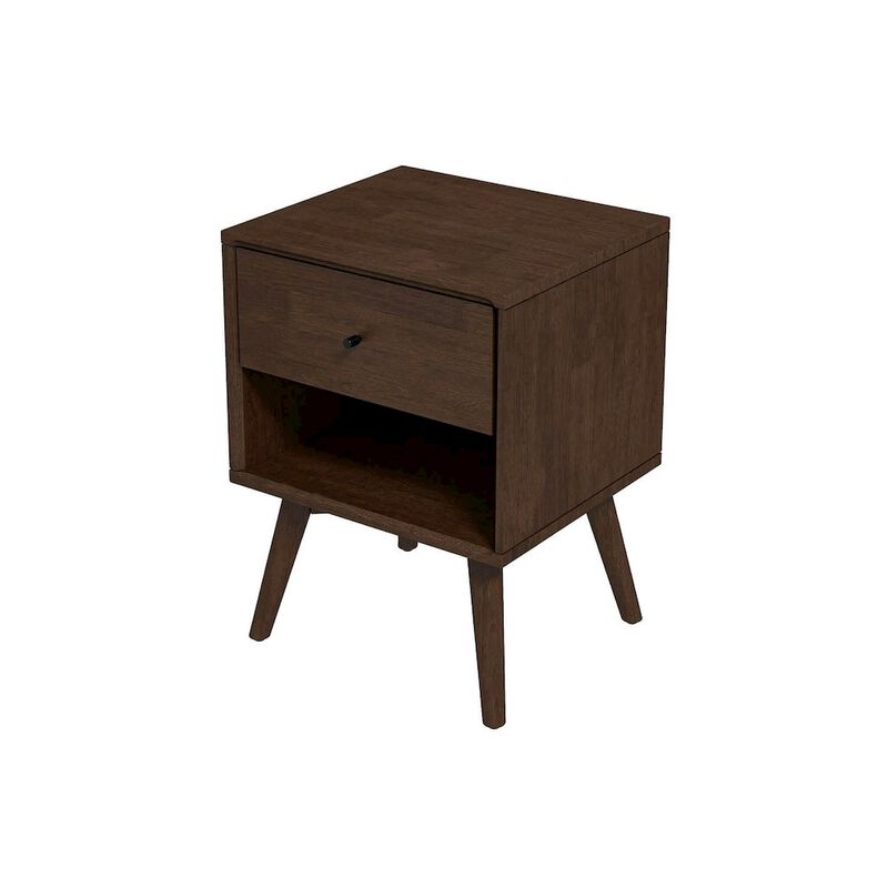 Ashcroft Furniture Co Caroline Mid Century Modern Style Night Stand