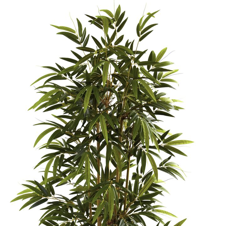Nearly Natural 6-ft Bamboo Tree x 7 w/1024 Lvs