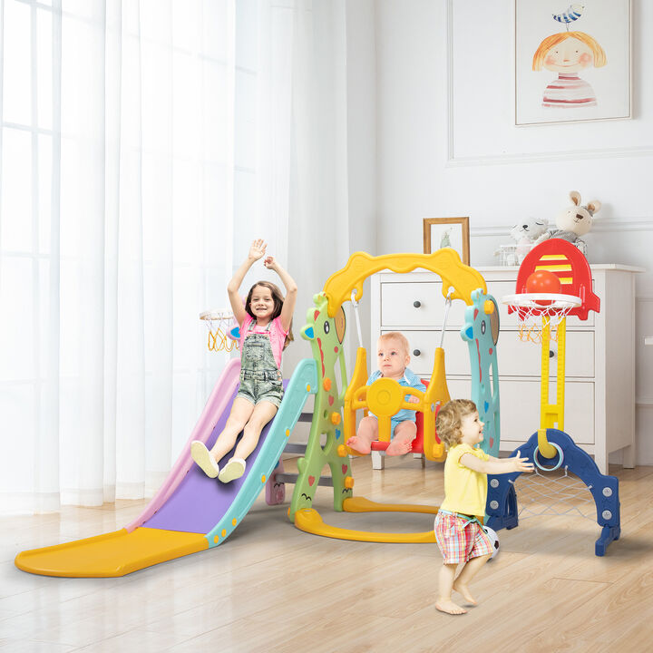 5 in 1 Toddler Climber and Swing Set