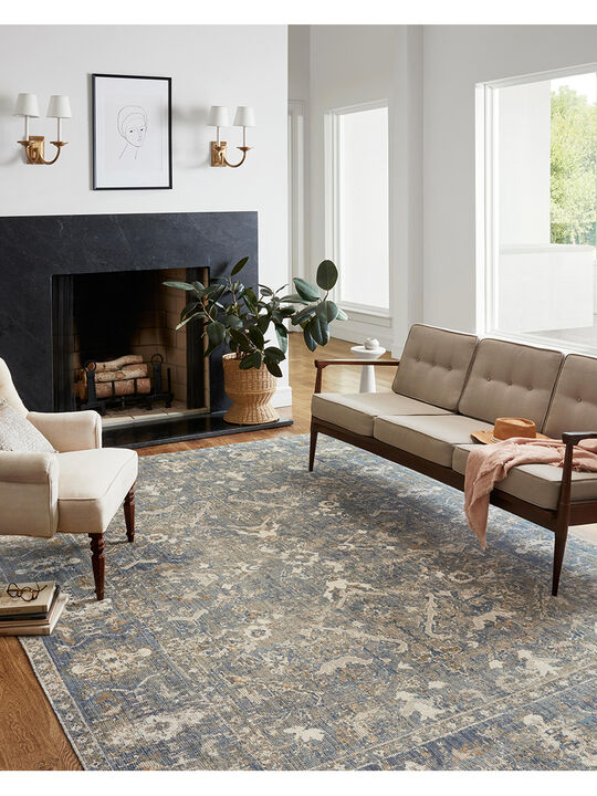 Rosemarie Sand/Lagoon 9'0" x 12'0" Area Rug