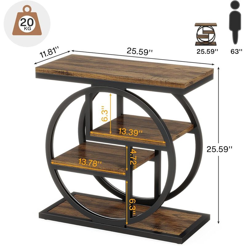 4-Tier End Table image number 5