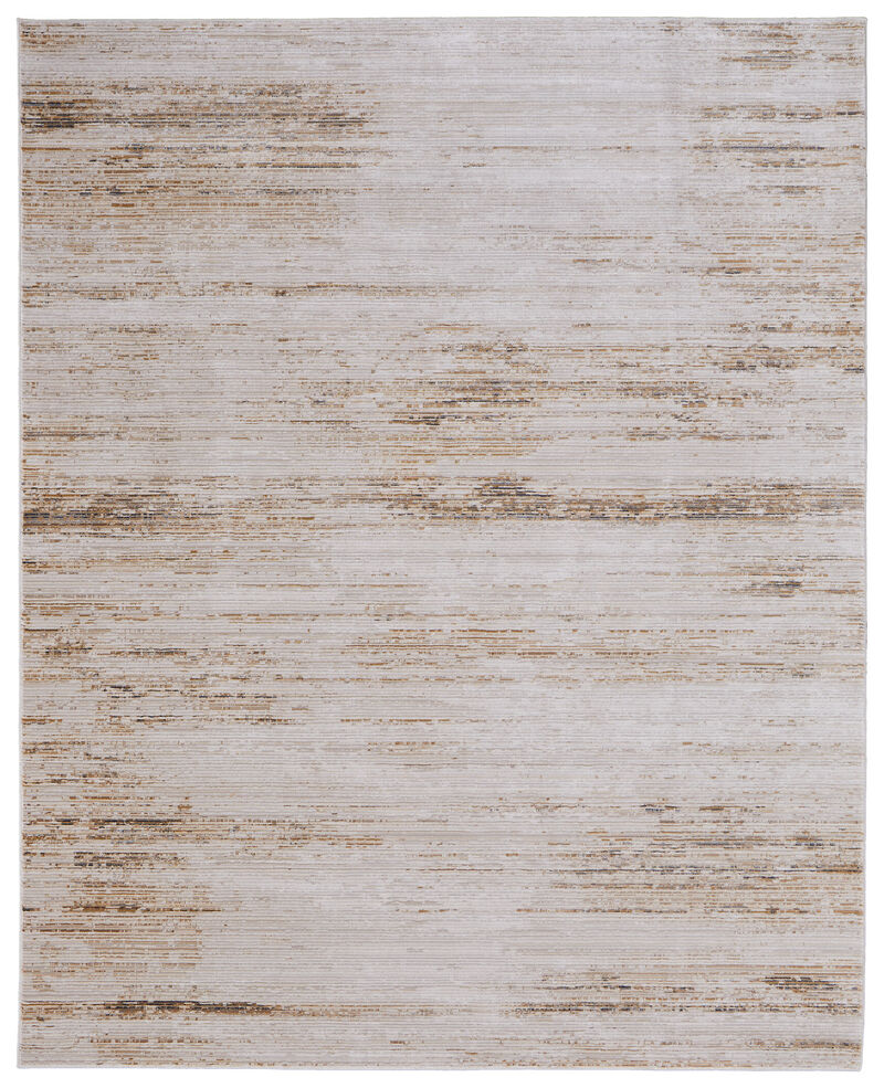 HomeRoots Abstract Power Loom Worn Faded Area Rug image number 2
