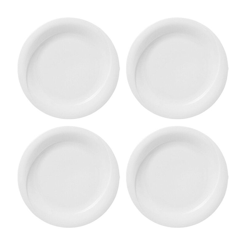 X-tanbul dia.10.5" Round White Porcelain Plate (Set of 4) image number 0