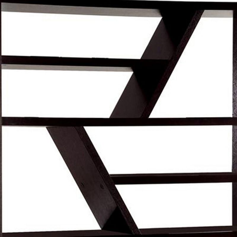 Kamloo Contemporary Display Shelf , Espresso-Benzara