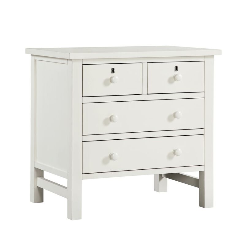 Comfort Pointe Greenwich 4-drawer Storage Nightstand - Antique White