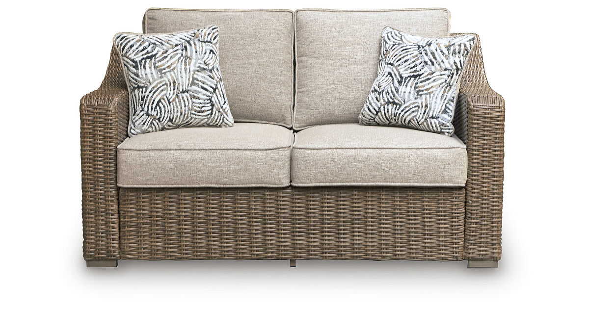 Revare Beach Outdoor Loveseat with Cushion
