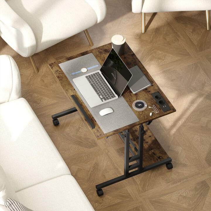 Compact Office Desk &ndash; Space-Saving Desk with Storage for Home or Office