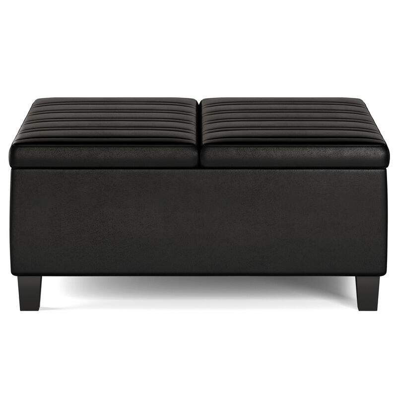 Simpli Home Ellis Coffee Table Storage Ottoman image number 1