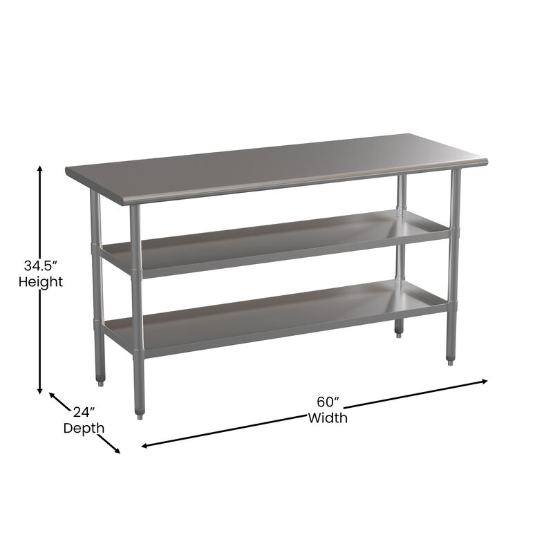 Stainless Steel Worktables image number 4