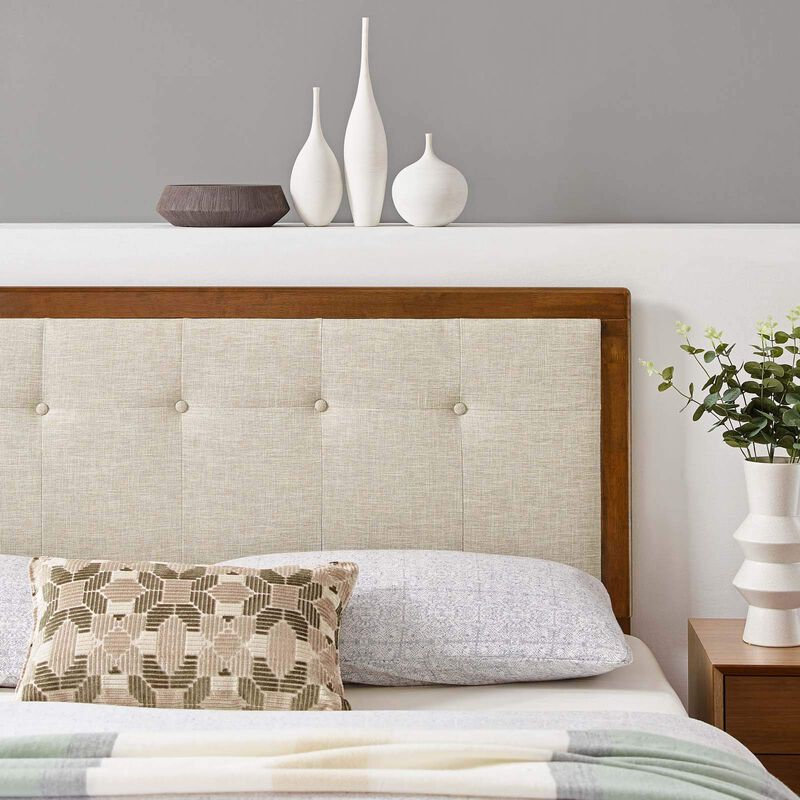 Modway - Draper Tufted Full Fabric and Wood Headboard image number 8