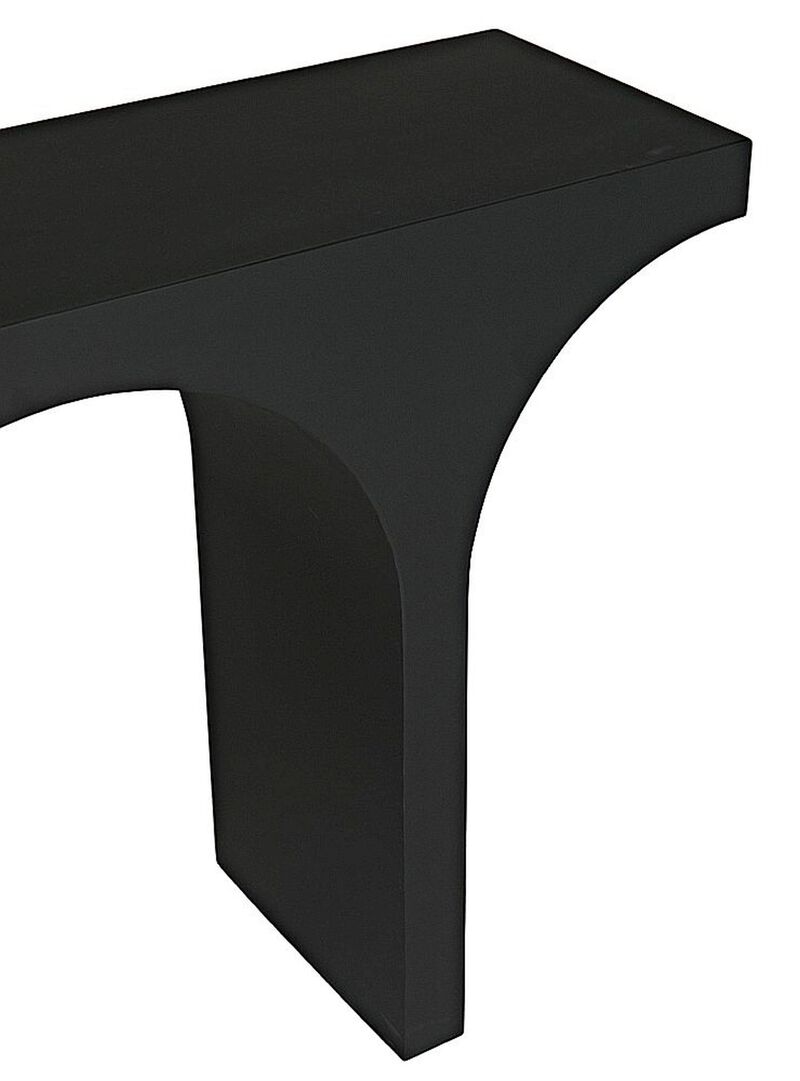Maximus Console/Side Table, Black Steel