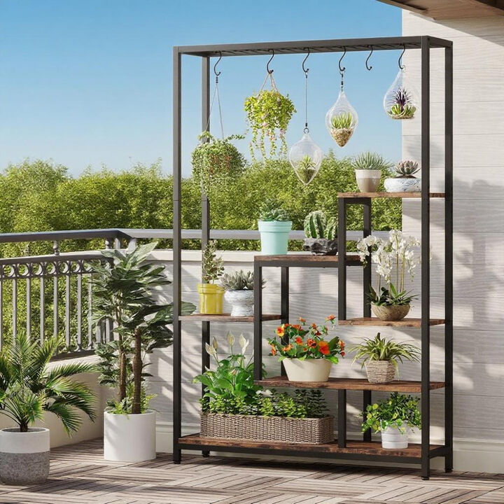 Multi-Tier Flower Stand for Home, Balcony, or Garden Display