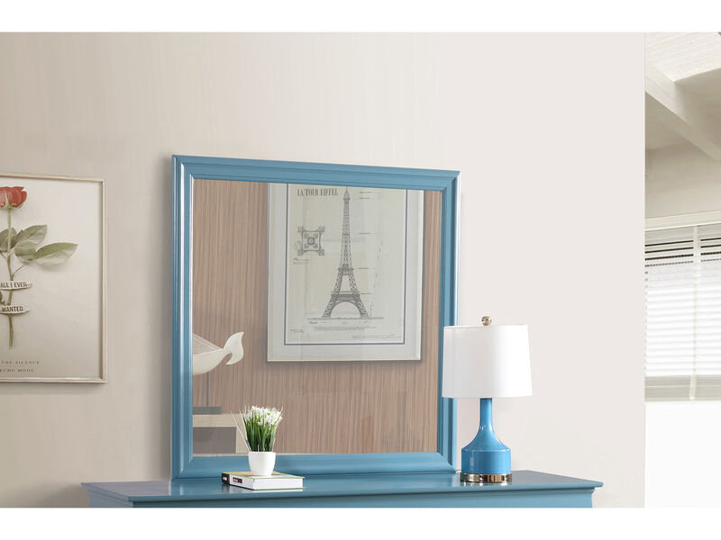 38 in. x 38 in. Classic Square Framed Dresser Mirror
