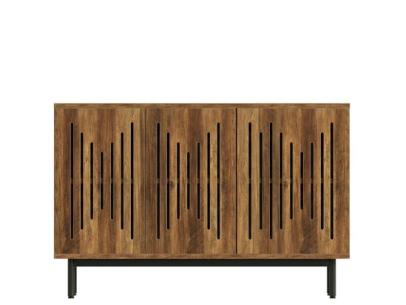 59 Inch Kitchen Sideboard Cabinet Standing Farmhouse Wood Buffet Floor Living image number 0