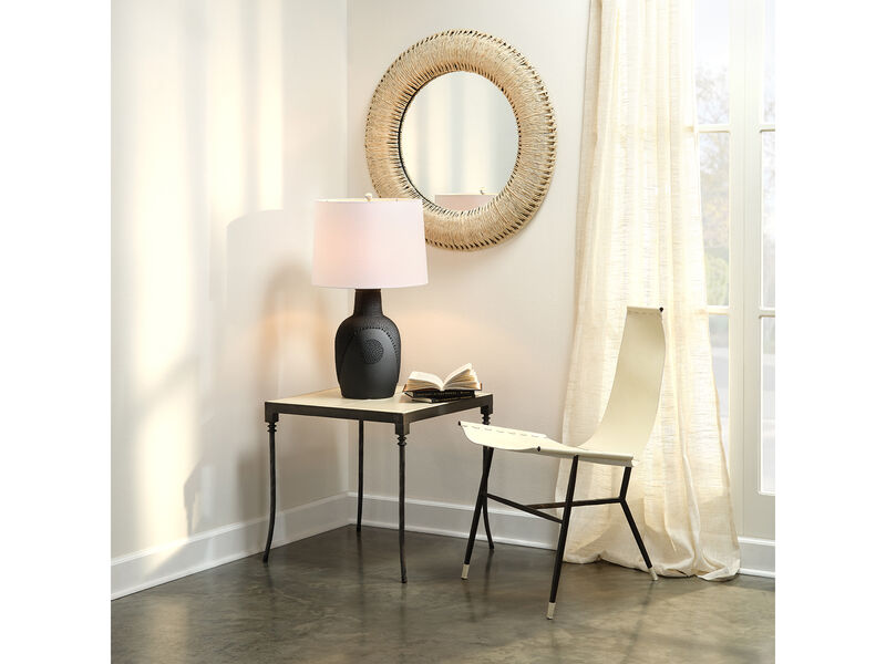 Round Hollis Mirror