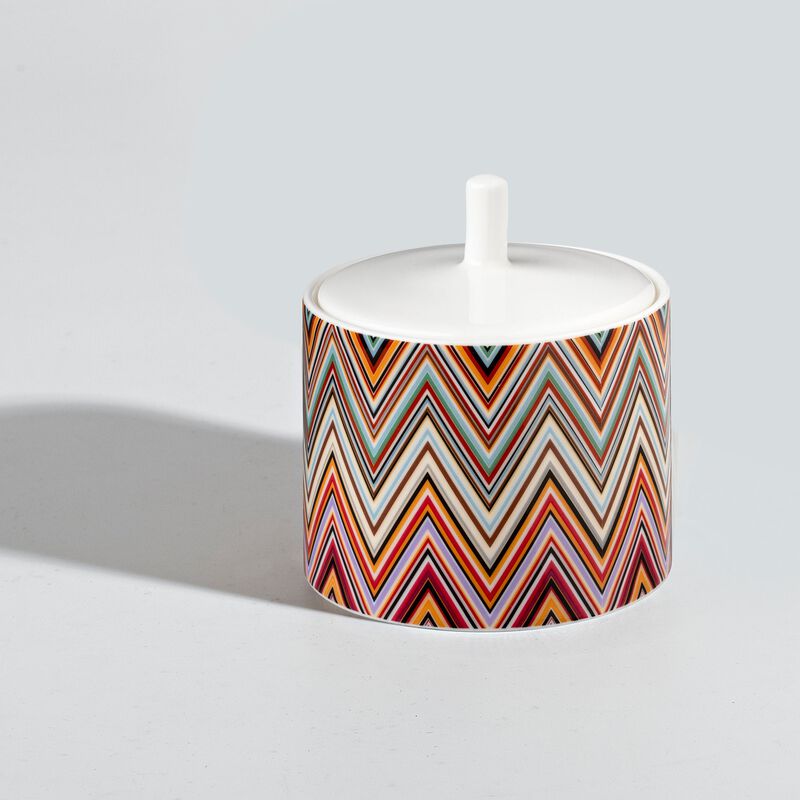 Sugar Pot ZIG ZAG JARRIS 148, diam. 3.39", H 3.54" image number 1
