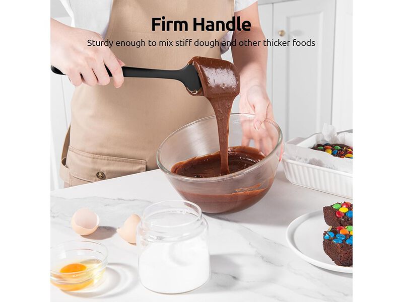 U-Taste Silicone Spatula Set with 600 Degrees Fahrenheit Heat Resistant