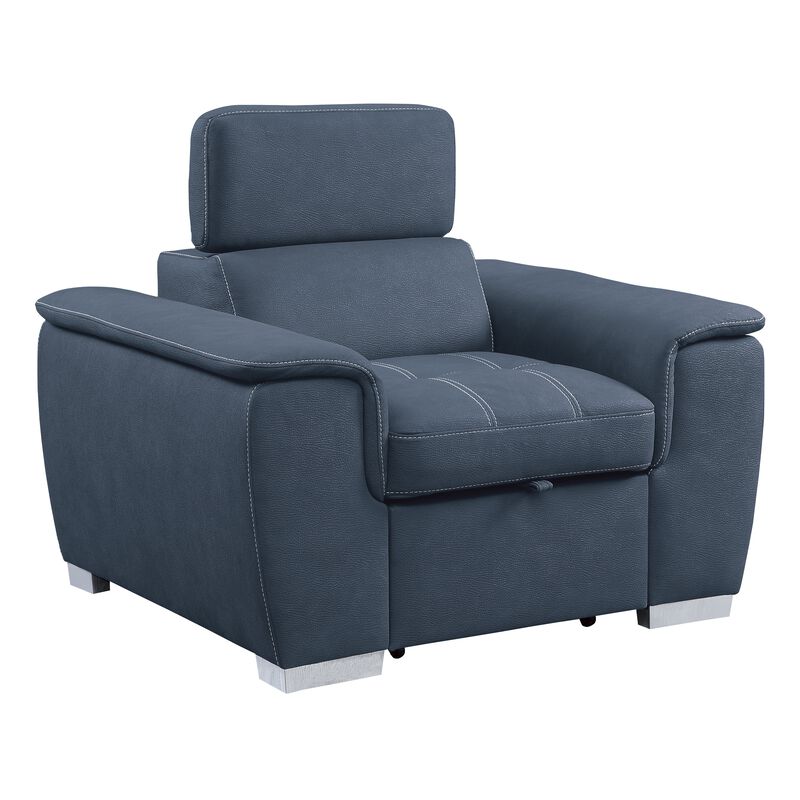 Ferriday Chair with Pull Out Ottoman