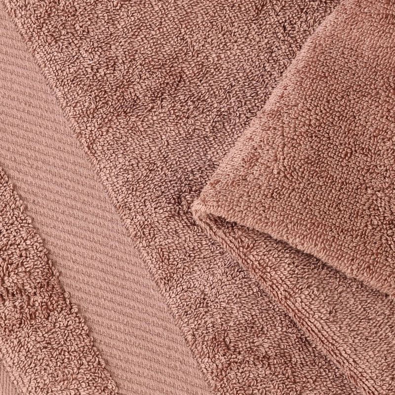 2-Piece Egyptian Cotton Bath Sheet Set &ndash; Luxury Soft & Thick Towels with Border image number 2