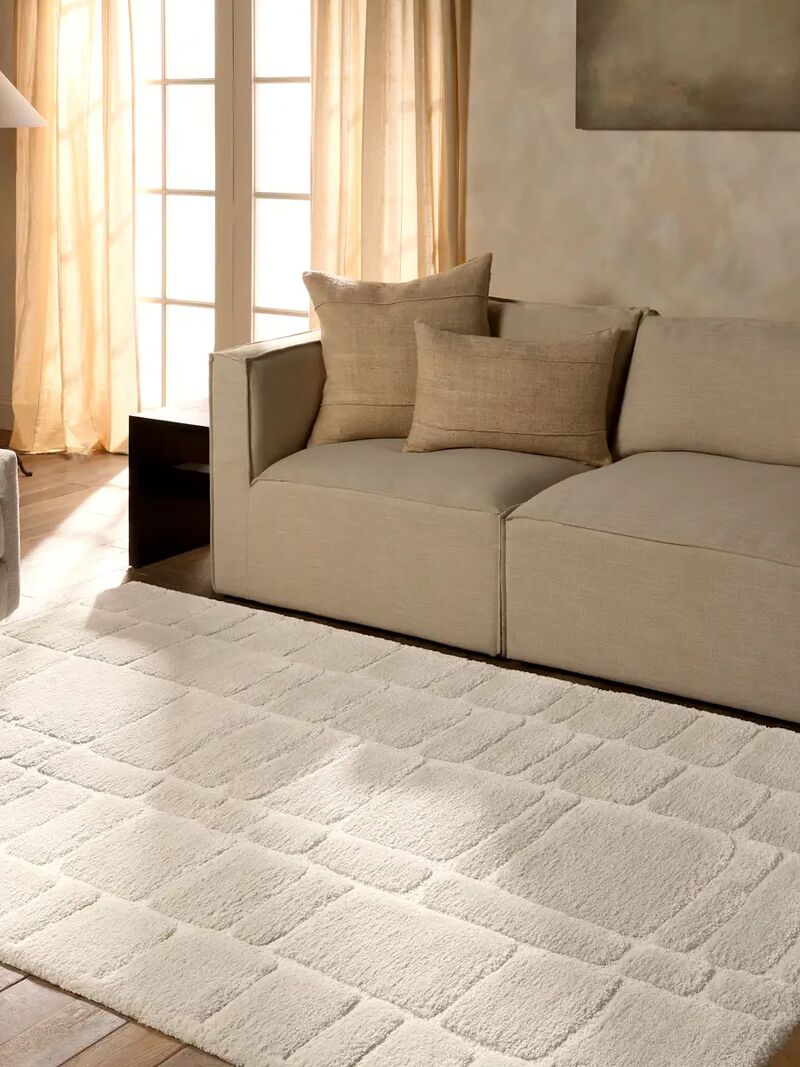 Tazeka TAZ04 Ivory 7'10" x 9'10" Rug