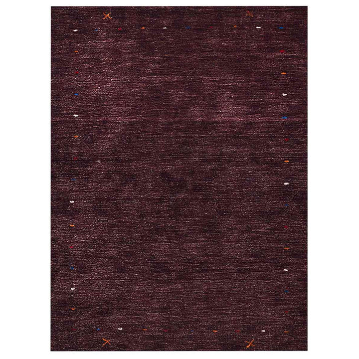 RUGSOTIC CARPETS HAND KNOTTED LOOM SILK ECO-FRIENDLY AREA RUGS  - 6'x9', Rectangle Shape, Brown Color, Plain Solid Design, High Pile Thick Handmade Anti Skid Area Rugs for Living Room, Bed Room (LS0109)