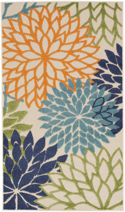 HomeRoots Indoor Outdoor Area Rug