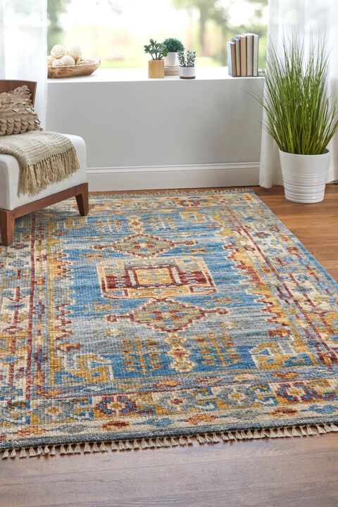 Fillmore 6944F Blue/Multi 2'6" x 8' Runner Rug