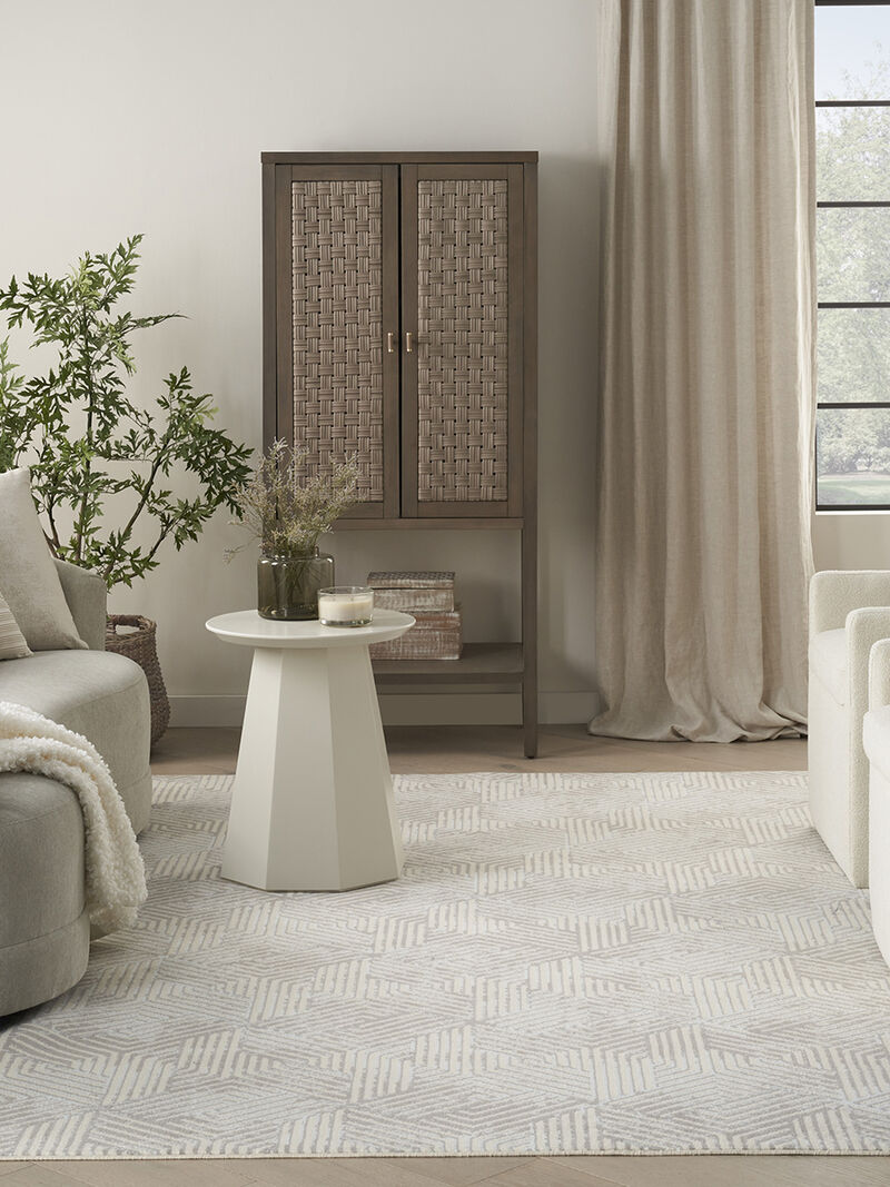 Grafix GRF39 Gray 6' x 9' Rug