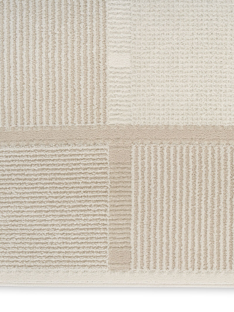 Nordic NRC09 Ivory/Taupe 4' x 6' Rug